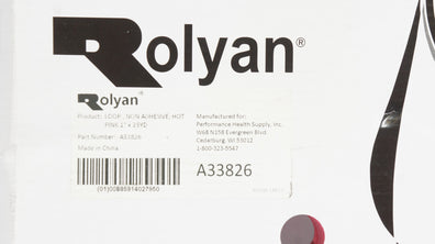 Rolyan A33826 Non-Adhesive Loop - Hot Pink 1inch X 25 YD.